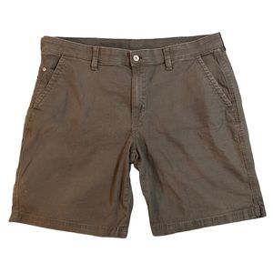 Weatherproof Men’s Cargo Shorts 40 Charcoal